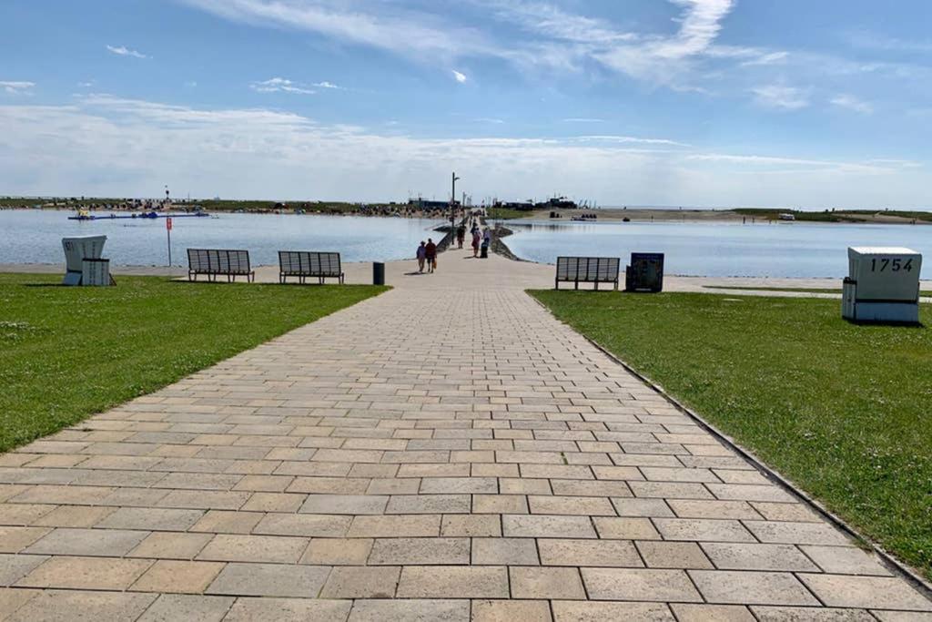 Nordseeglueck In Buesum Nahe Familienlagune Exterior foto